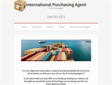 Tablet Screenshot of mypurchasingagent.com